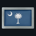 South Carolina Flag Belt Buckle<br><div class="desc">South Carolina Flag</div>