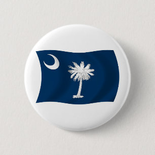South Carolina Flag Button