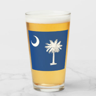 South Carolina flag Glass