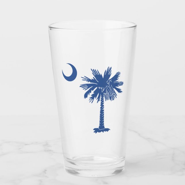 South Carolina Flag Glass (Front)