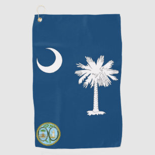 South Carolina flag Golf Towel
