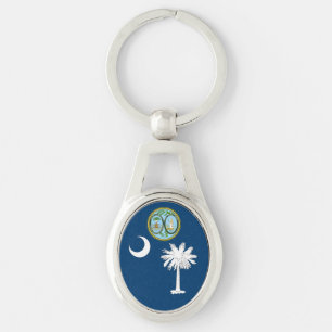 South Carolina flag Key Ring