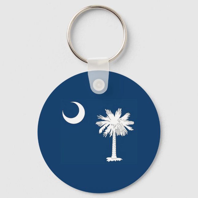 South Carolina Flag Key Ring (Front)