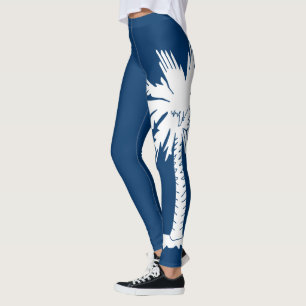 South Carolina Flag Leggings