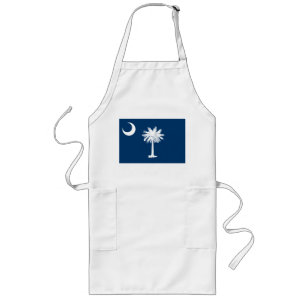 South Carolina Flag Long Apron