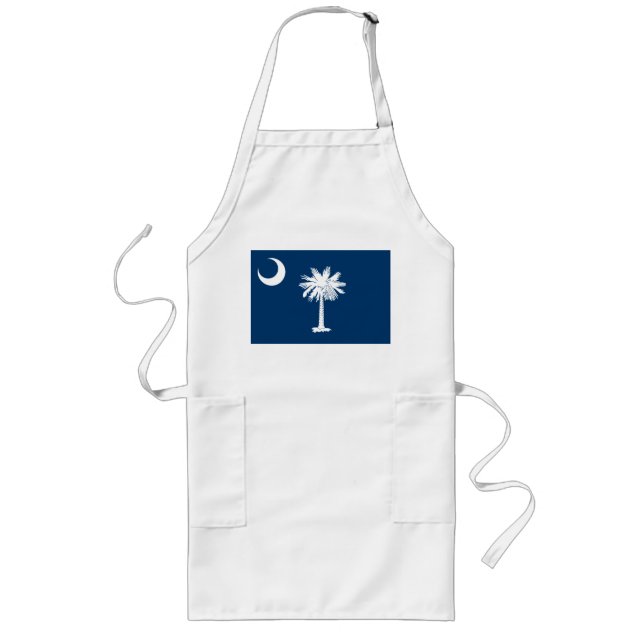 South Carolina Flag Long Apron (Front)