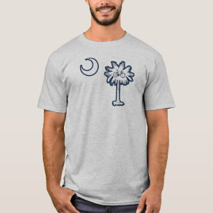 South Carolina Flag Palm Tree Bike T-Shirt