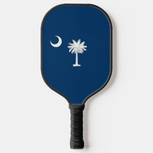 South Carolina Flag Pickleball Paddle