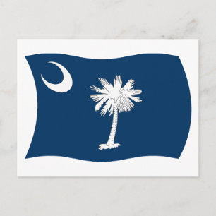 South Carolina Flag Postcard