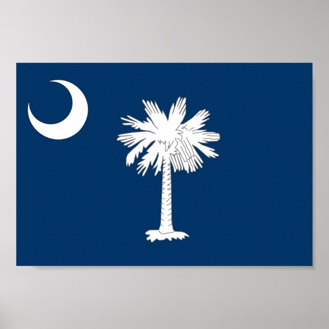 South Carolina Flag Poster (Front)