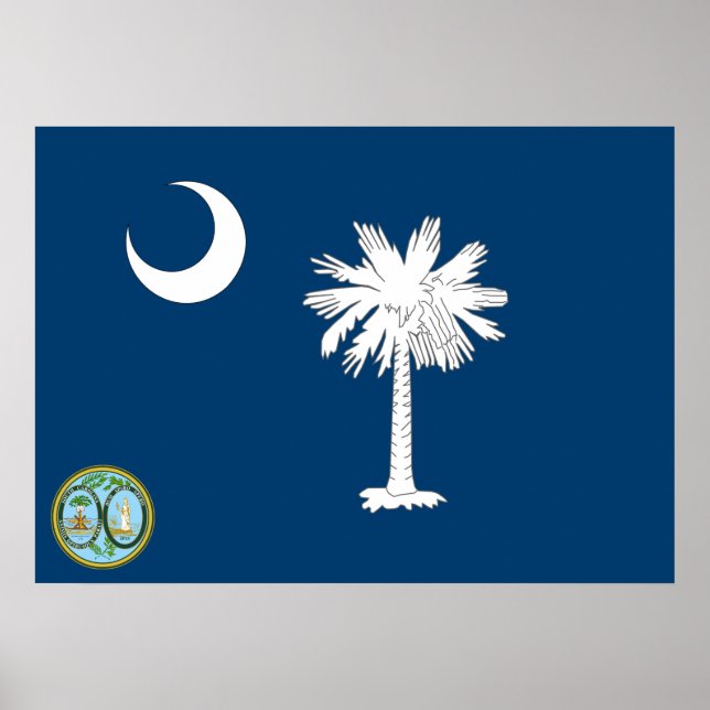 South Carolina flag Poster (Front)