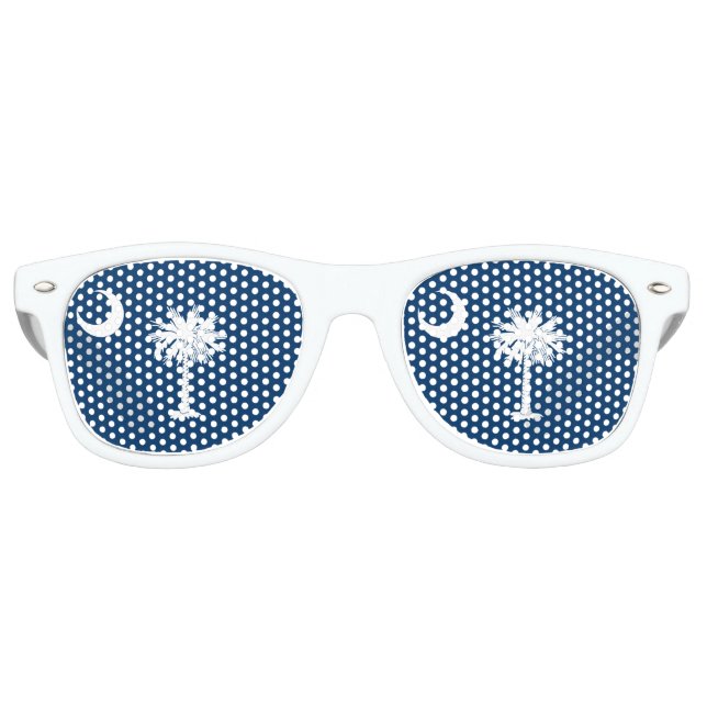 South Carolina Flag Retro Sunglasses (Front)