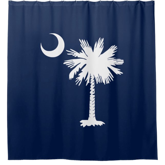 South Carolina Flag Shower Curtain (Front)