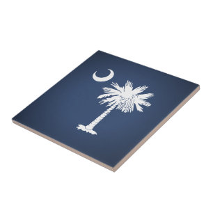 South Carolina Flag Tile