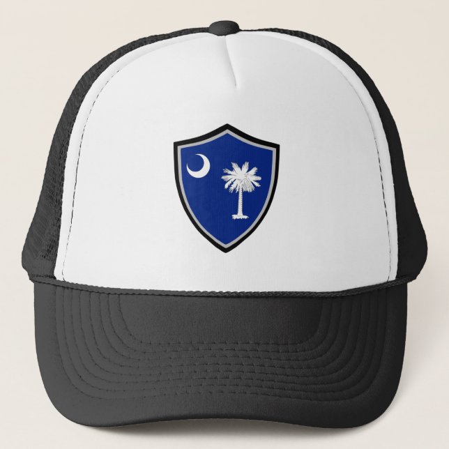 South Carolina flag trucker hat (Front)