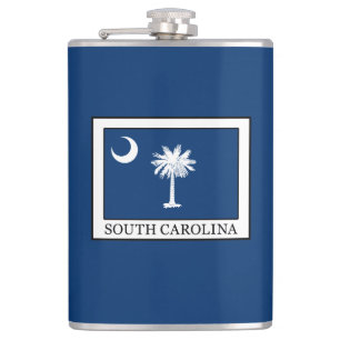 South Carolina Hip Flask