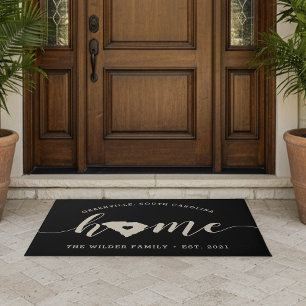 South Carolina Home State Personalised Doormat