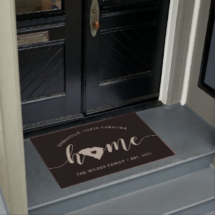 South Carolina Home State Personalised Doormat