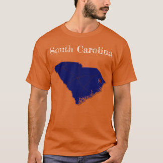 South Carolina Interstates [Navy Blue Design] T-Shirt