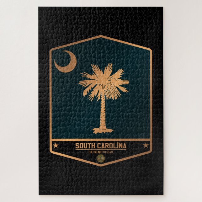 South Carolina Jigsaw Puzzle (Vertical)