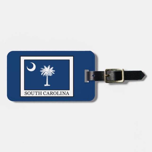 South Carolina Luggage Tag (Front Horizontal)