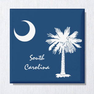 South Carolina Magnet, holiday, S Carolina Flag Magnet
