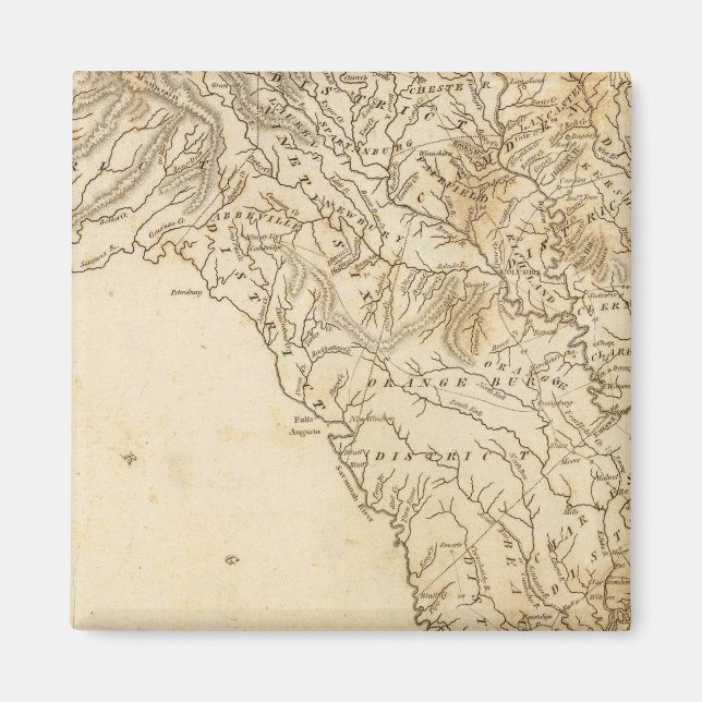 South Carolina Map by Arrowsmith Magnet (Front)