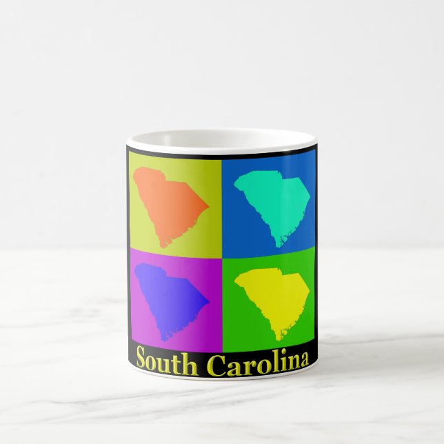 South Carolina Map Coffee Mug (Center)