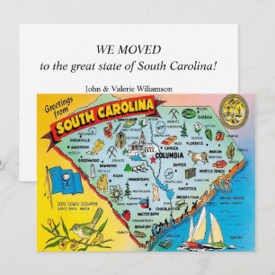 South Carolina Map Moving Announcement