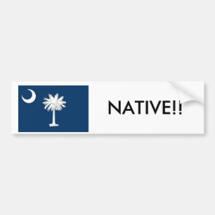 South Carolina Native Bumper Sticker
