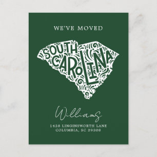SOUTH CAROLINA   Our Address Change Postcard