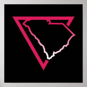 south carolina pink triangle poster