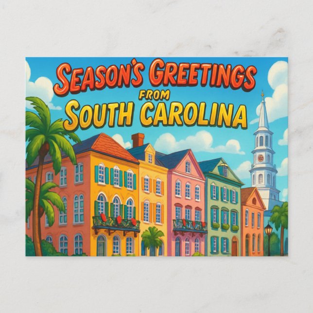 SOUTH CAROLINA Postcard (Front)