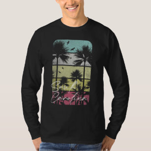 South Carolina Retro Vintage Beach Surf Surfing Su T-Shirt