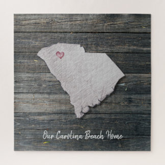South Carolina Rustic State Puzzle