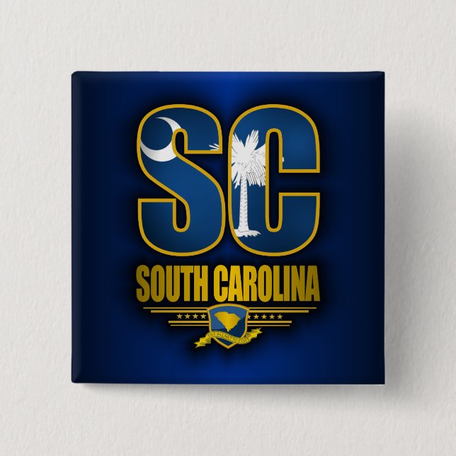 South Carolina (SC) 15 Cm Square Badge (Front)