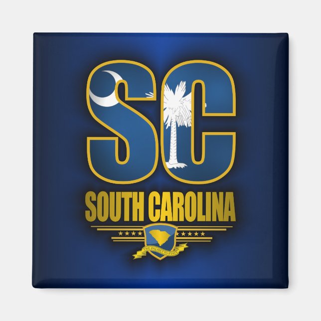 South Carolina (SC) Magnet (Front)