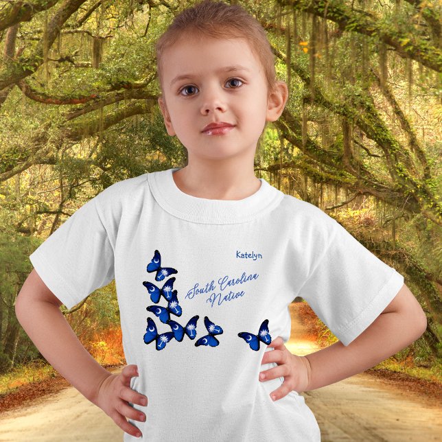 South Carolina SC Native Born Personalised Kids T-Shirt (Creator Uploaded)