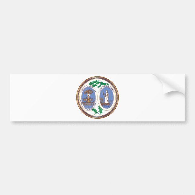 South Carolina seal Bumper Sticker (Front)
