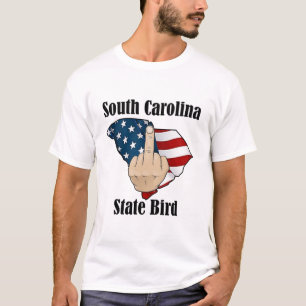 South Carolina state bird t-shirt middle finger