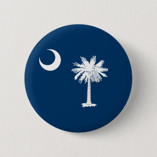 South Carolina State Flag 6 Cm Round Badge