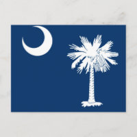 South Carolina State Flag Design Accent