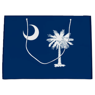 South Carolina State Flag Design Decor Large Gift Bag