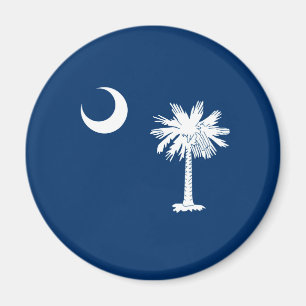 South Carolina State Flag Design Decor Magnet
