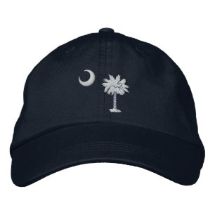 South Carolina State Flag Design Embroidered Hat