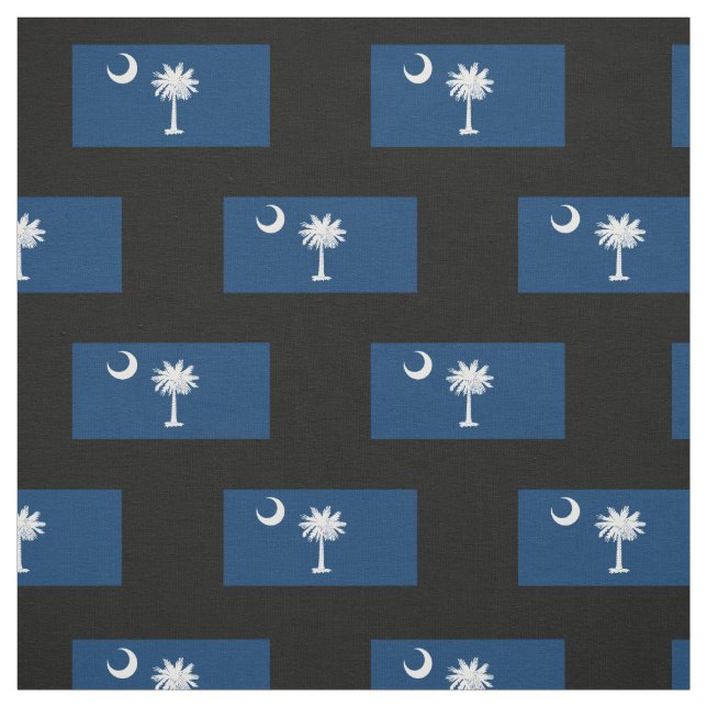 South Carolina State Flag Fabric (Swatch)