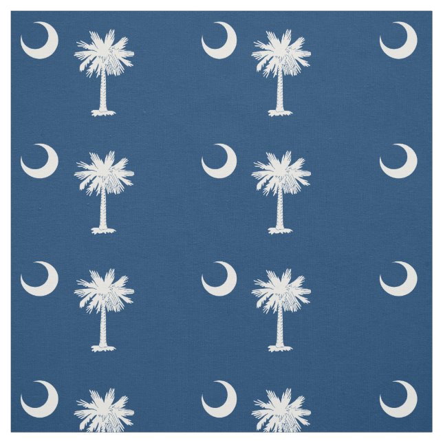 South Carolina State Flag Fabric (Swatch)