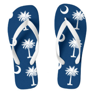 South Carolina State flag Jandals