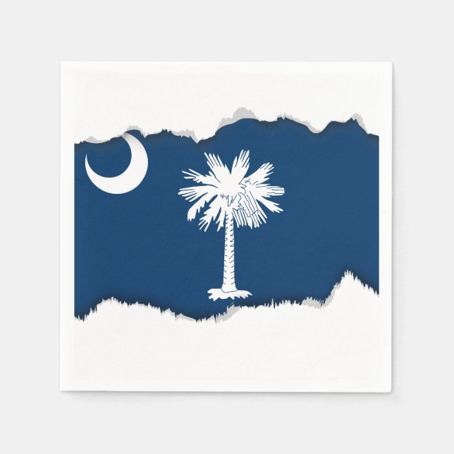 South Carolina State Flag Napkin (Front)
