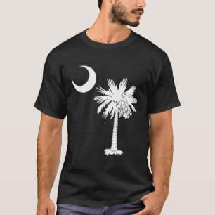 South Carolina State Flag Palmetto Tree Crescent M T-Shirt